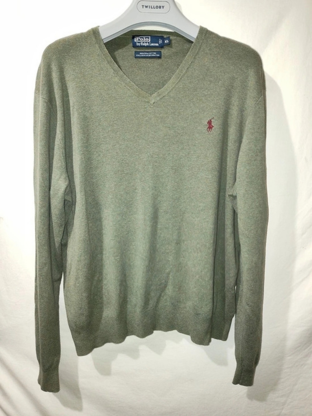 Polo by Ralph Lauren Men's Cotton V-Neck Sweater